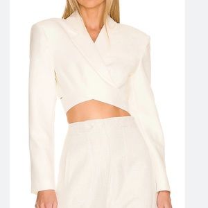 NEW NWT Ronny Kobo Zuna Jacket in Ivory
